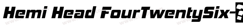 Hemi Head FourTwentySix字体转换